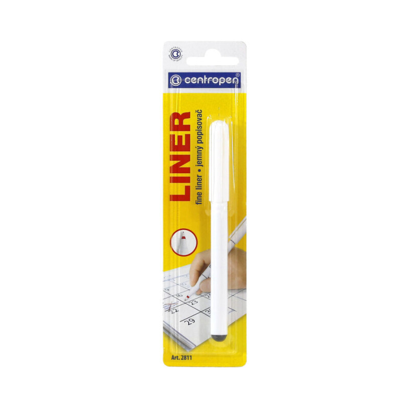 Centropen Popisovač Liner 2811 BL Black (20/bal 200/krt)