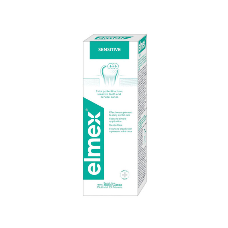 Elmex 400ml Ústní voda CZ Sensitive Plus (12/bal)