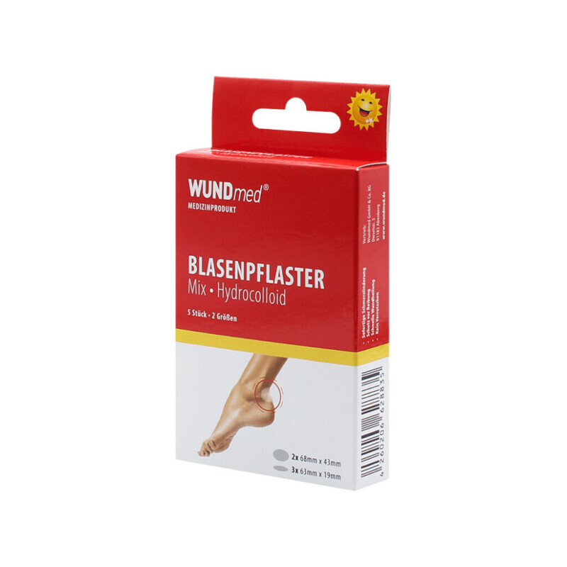 Wundmed Náplast 5ks hydrokoloidní MIX N (24/krt)