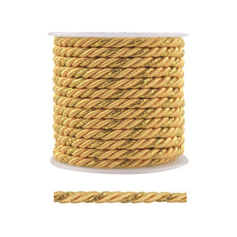 Dekorační provázek 500cm Gold (24/bal 288/krt)