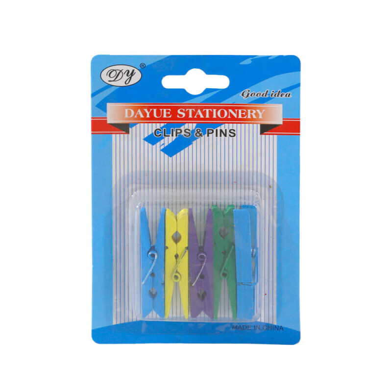 Kolíčky dřevěné mini Color 48/5ks (12/bal 288/krt)