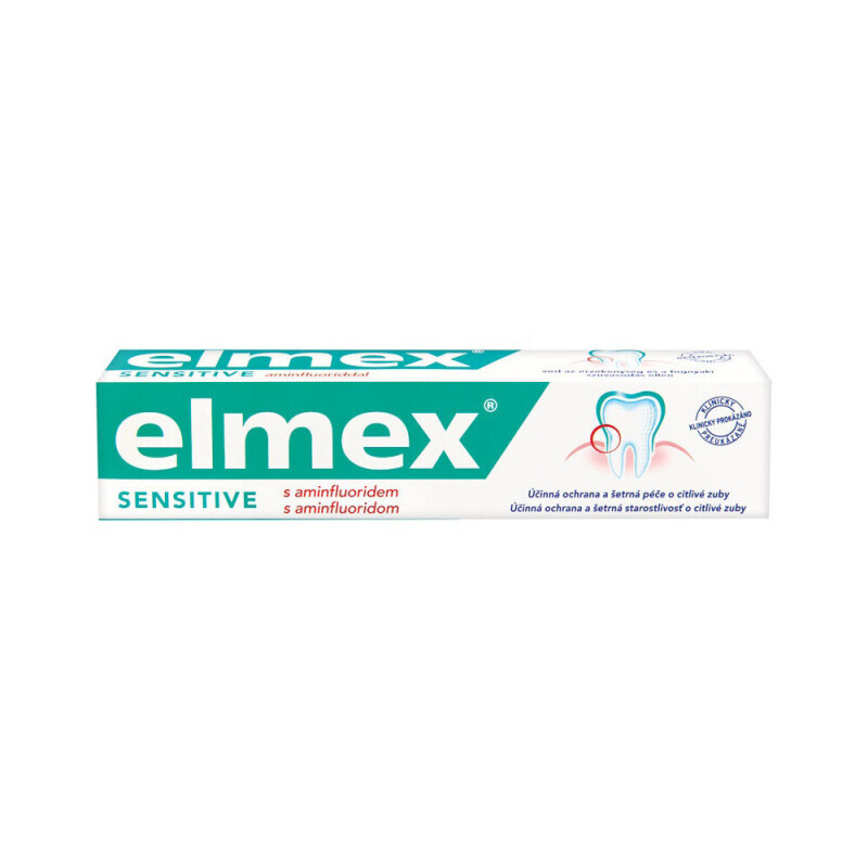 Elmex 75ml ZP CZ Sensitive s aminfluoridem (12/bal)