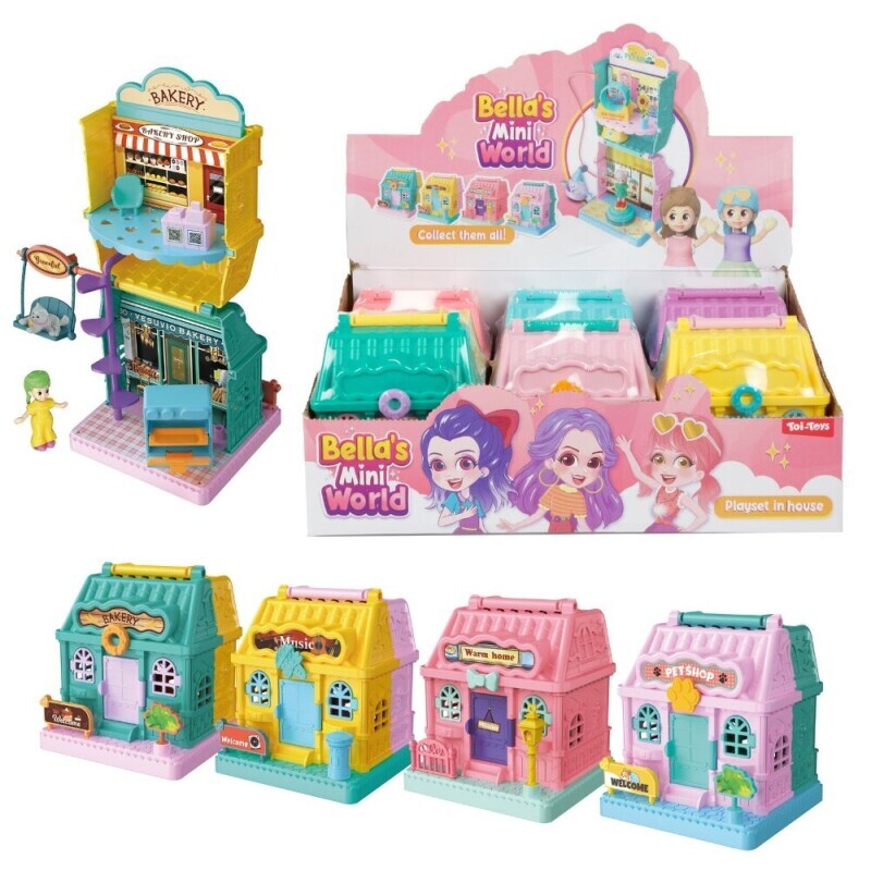 Toi-Toys play sada domeček(24ks/krt)
