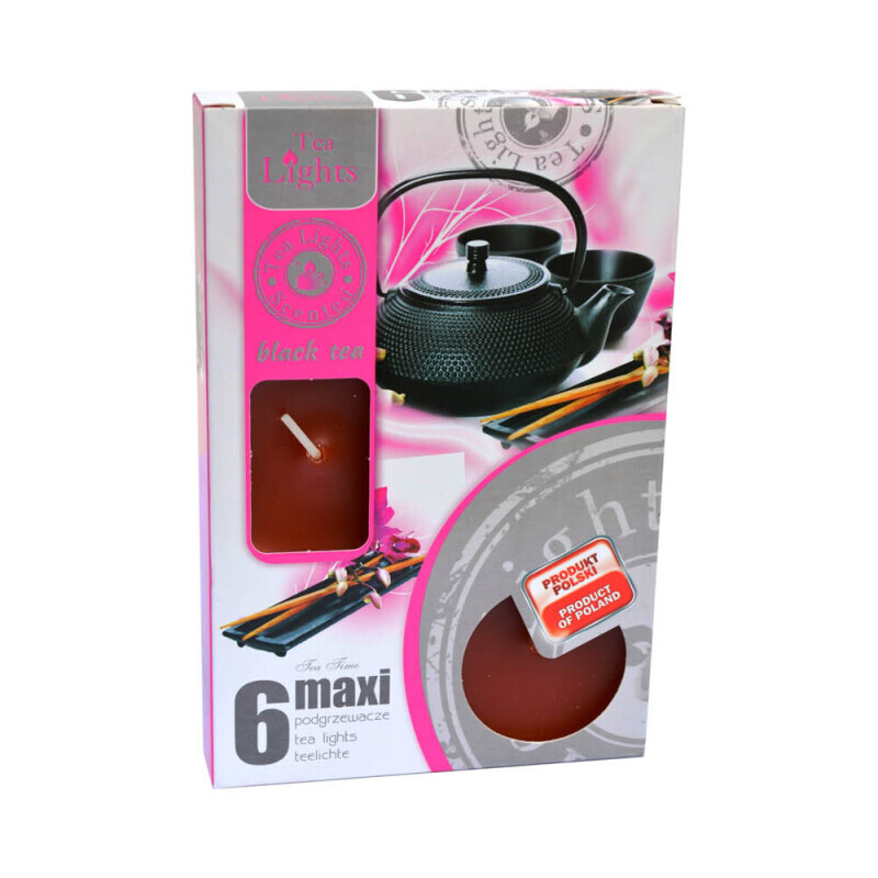 Admit Svíčka čajová Maxi 6ks Black Tea (8/bal)