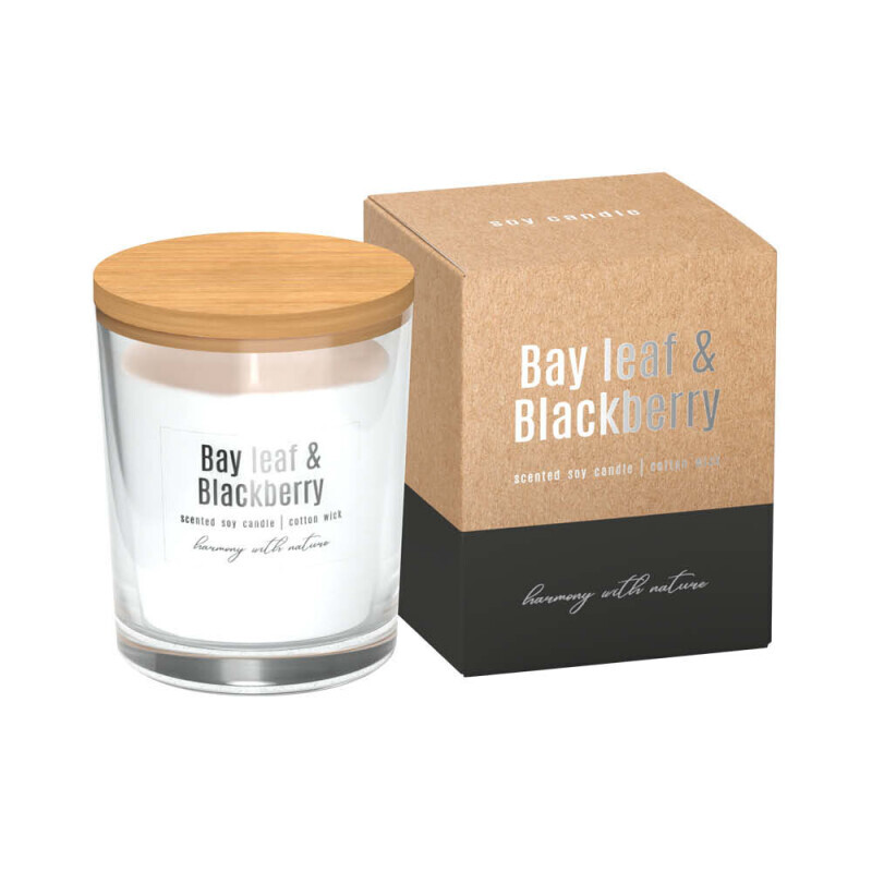 Bispol Svíčka ve skle SN73/130g Bay Leaf&BlackBerry (6/krt)