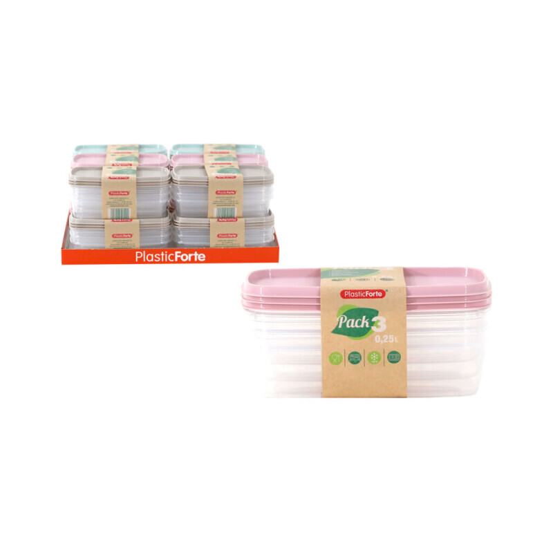 P.Forte Dóza plast pack obdél.3*250ml VRM (12/bal)