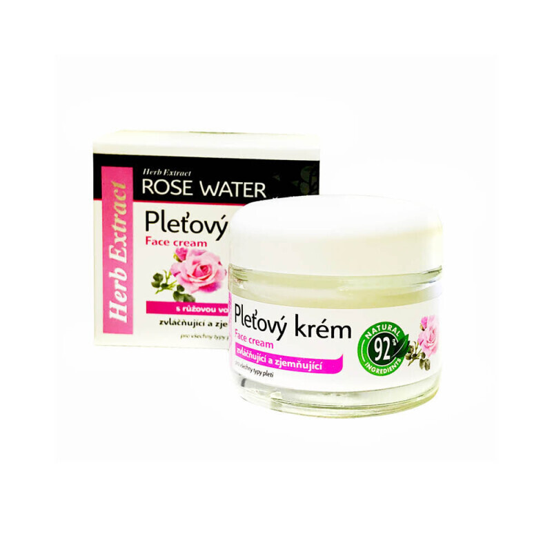 HerbE. Pleťový krém 50ml Rose Water (10/bal)
