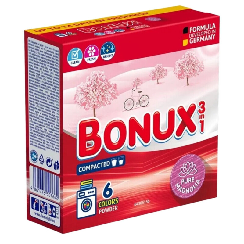 Bonux 390g Prací prášek Magnolia (14/krt)