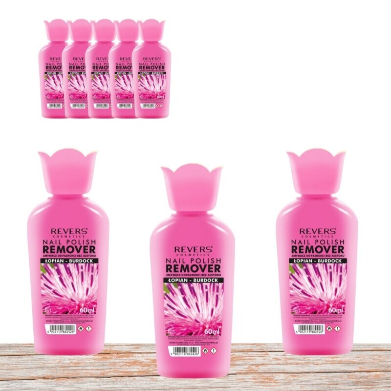 Revers Nail polish remover 60ml Burdock (30/bal 240/krt) 