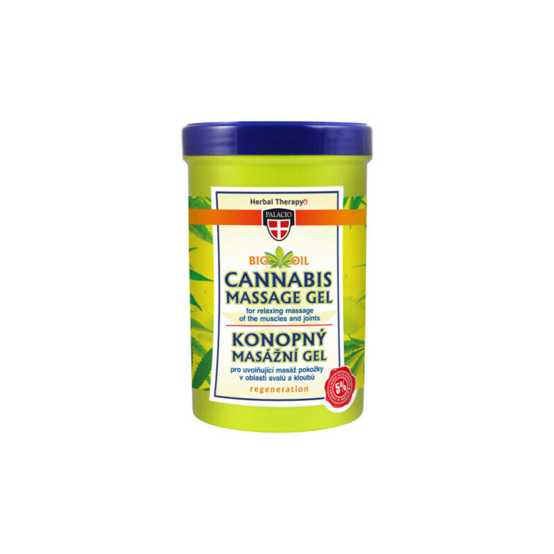 Palacio Masážní gel 380ml Cannabis (6/bal)