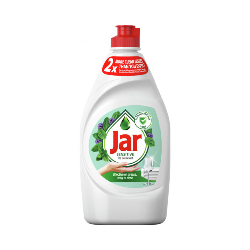 Jar 450ml na nádobí Sensitive Tea Tree&Mint (21/krt)
