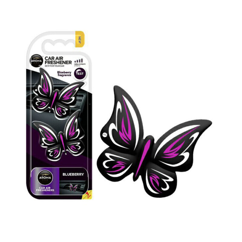 Aroma Car Butterflies Blueberry (10/krt)