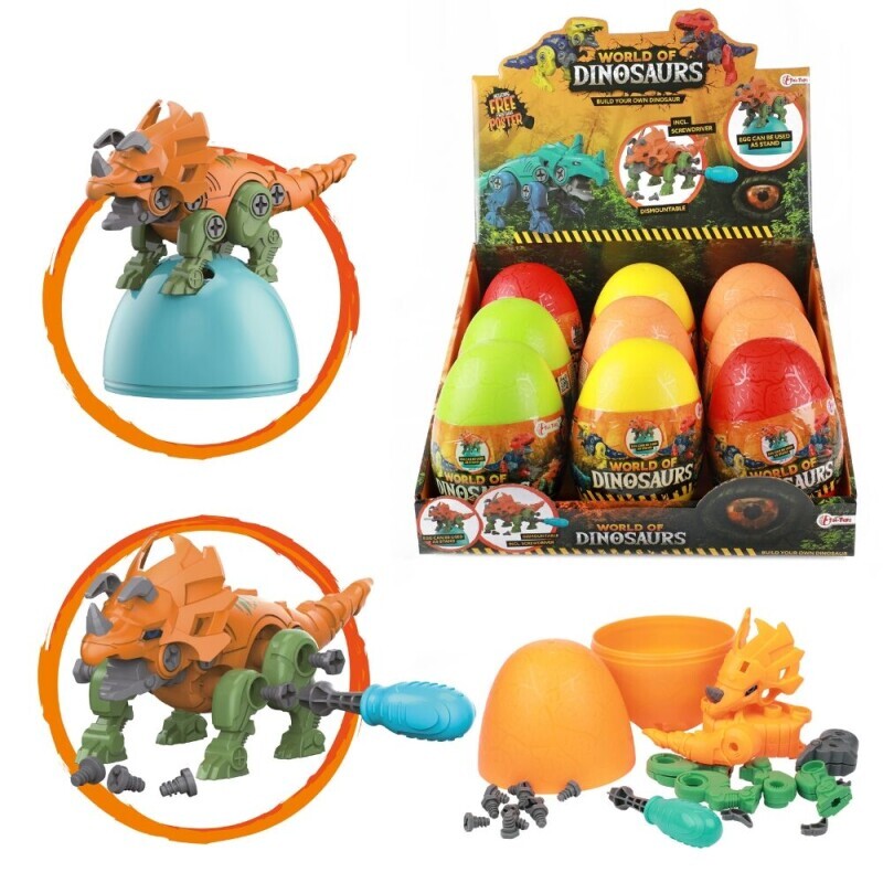 Toi-Toys Vejce s překvapením šroubovací dinosaur(36ks/krt)
