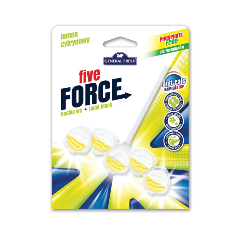 Force 50g WC závěs Five-Force Lemon (10/krt)