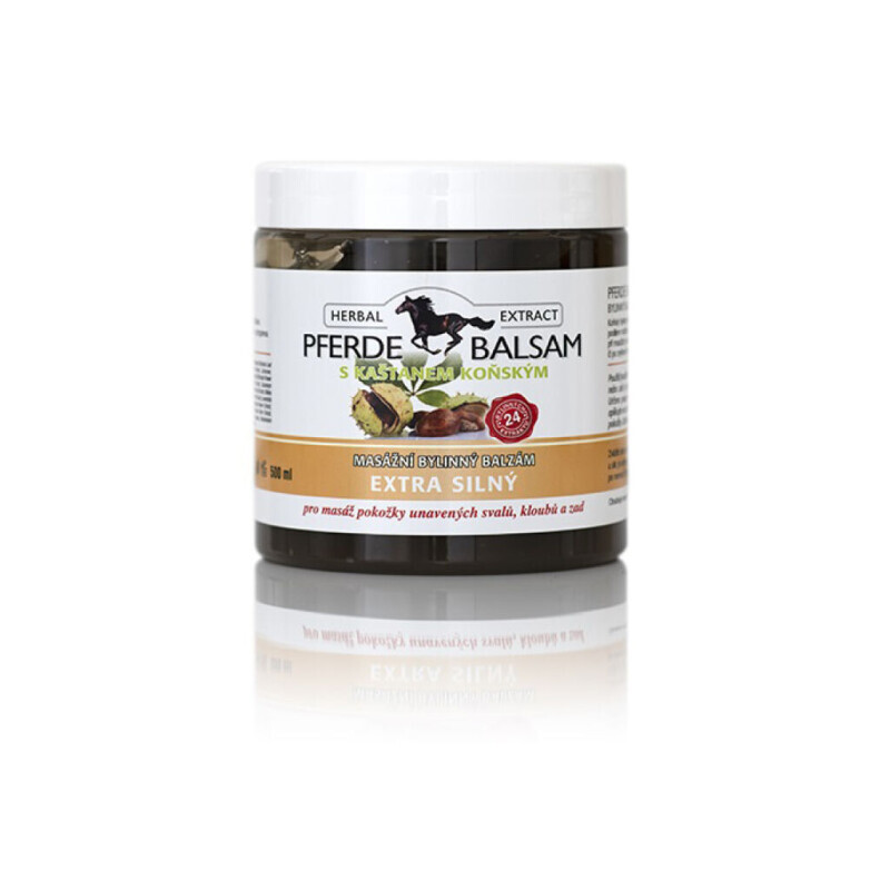 HerbE. Pferde Masážní balzám 500ml Chladivý (6/bal)