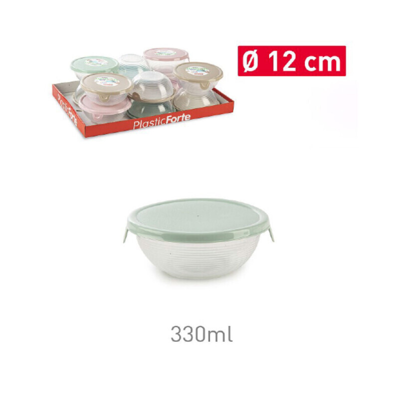 P.Forte Miska plast Hermetic 330ml VRM (12/bal)