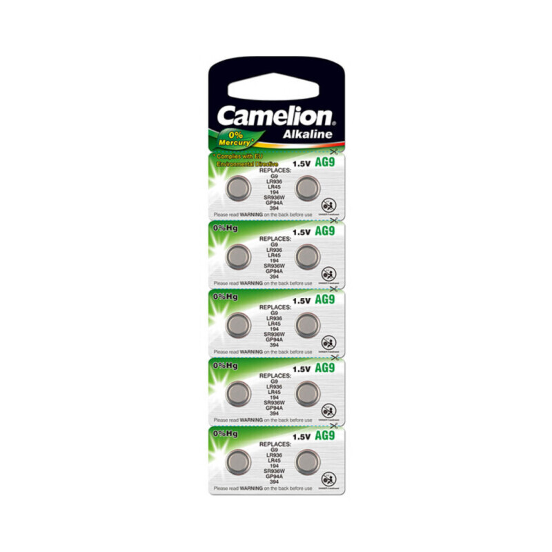Camelion Alkaline Button AG9 – 10ks (20/bal 360/krt)