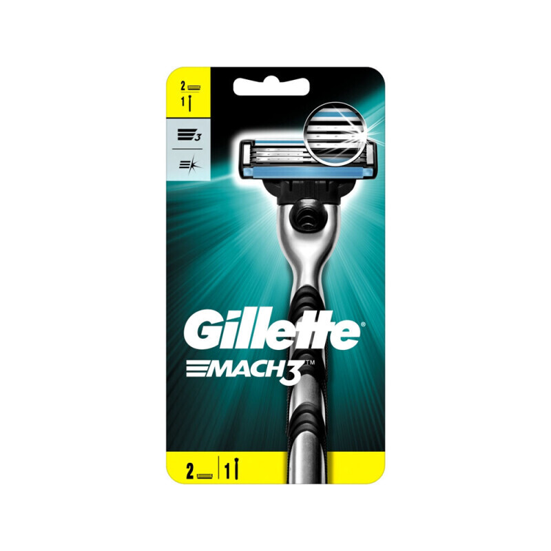 Gillette Mach3 Holítka + 2hlavice (36/krt)