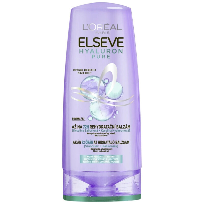 Loreal 200ml Balzám Elseve Hyaluron Pure (12/krt)