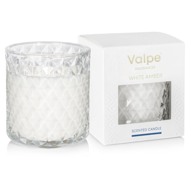 Bispol Svíčka ve skle VC-001-457 white amber(6/krt)