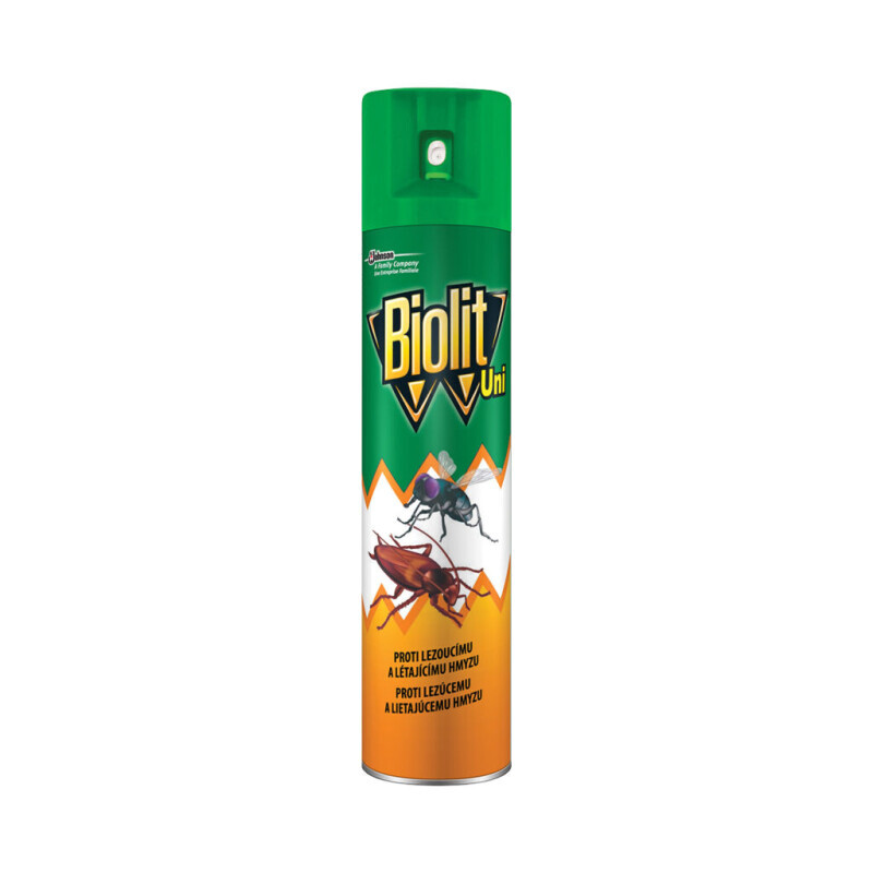 Biolit 400ml Spray proti létajícímu a lezoucímu hmyzu CZ (12/bal)