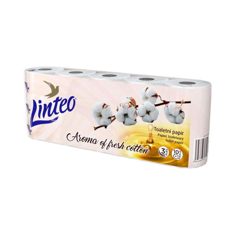 Linteo Toaletní papír Natural 10ks 3-vrstvý (7/bal)