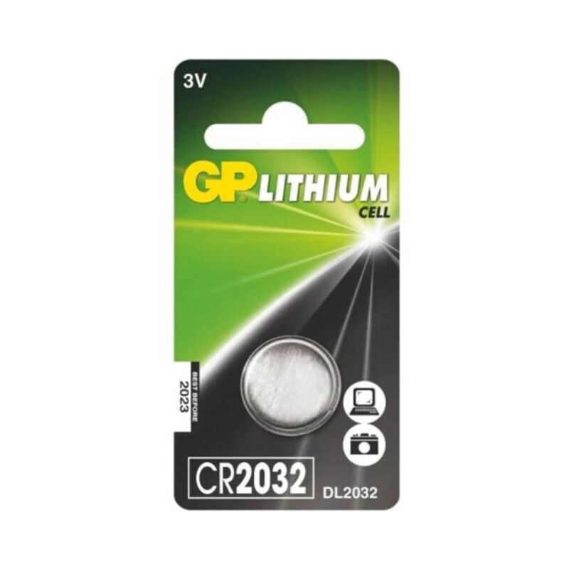 GP baterie knoflíková lithium CR2032 1ks BL (10/bal 900/krt)
