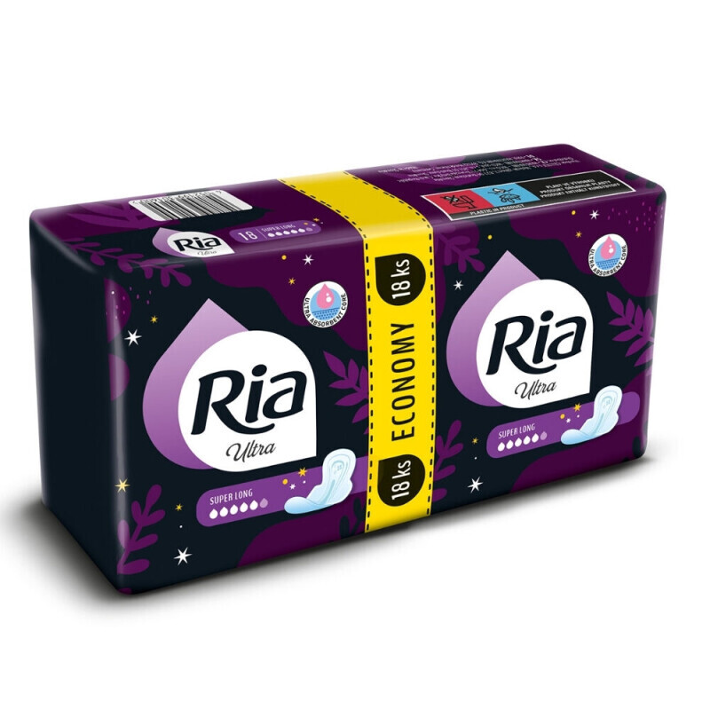 Ria Vložky Ultra 18ks Super Long Duopack(20/krt)
