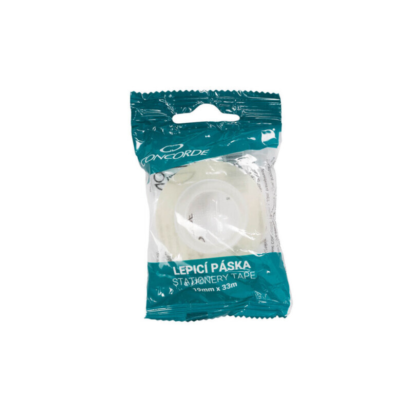 Concorde Lepicí páska 1,9*33m transparent (8/bal 480/krt)