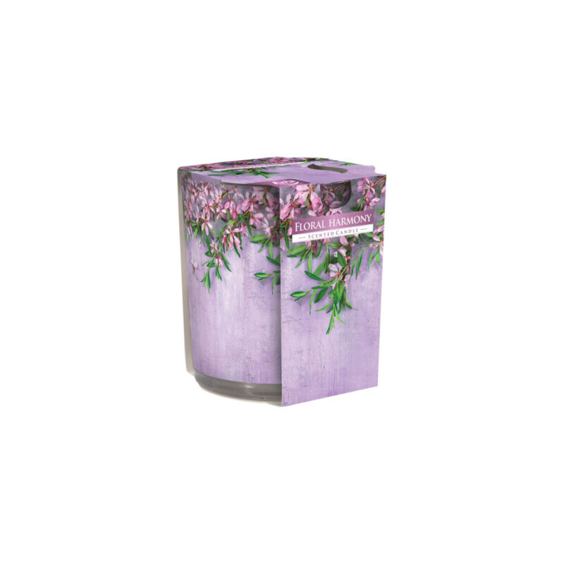 Bispol Svíčka ve skle SN72/100g Floral Harmony  (6/krt)