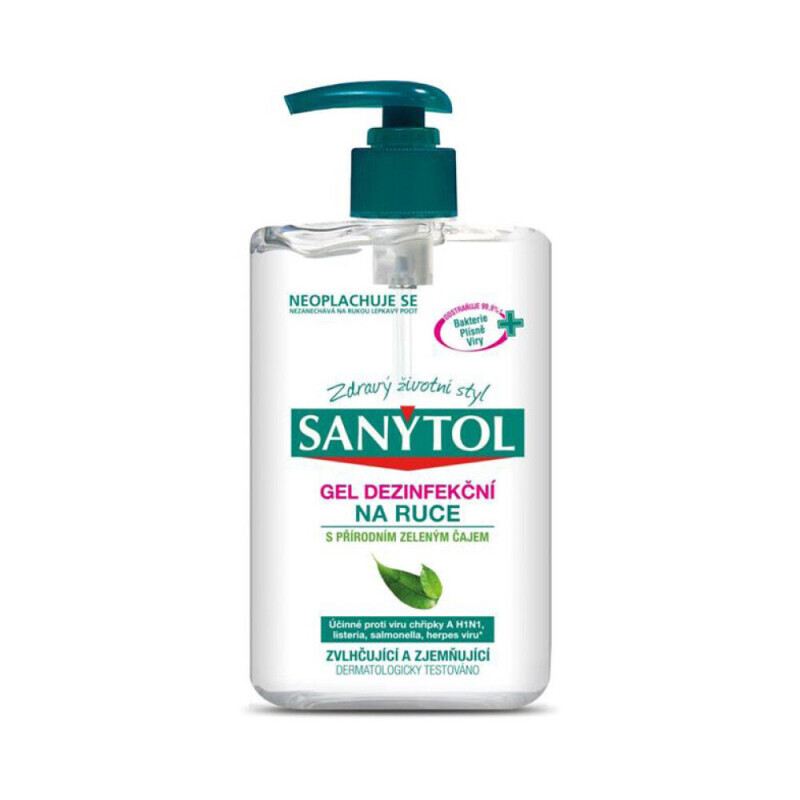 Sanytol 250ml Dezinfekční gel na ruce (12/krt)