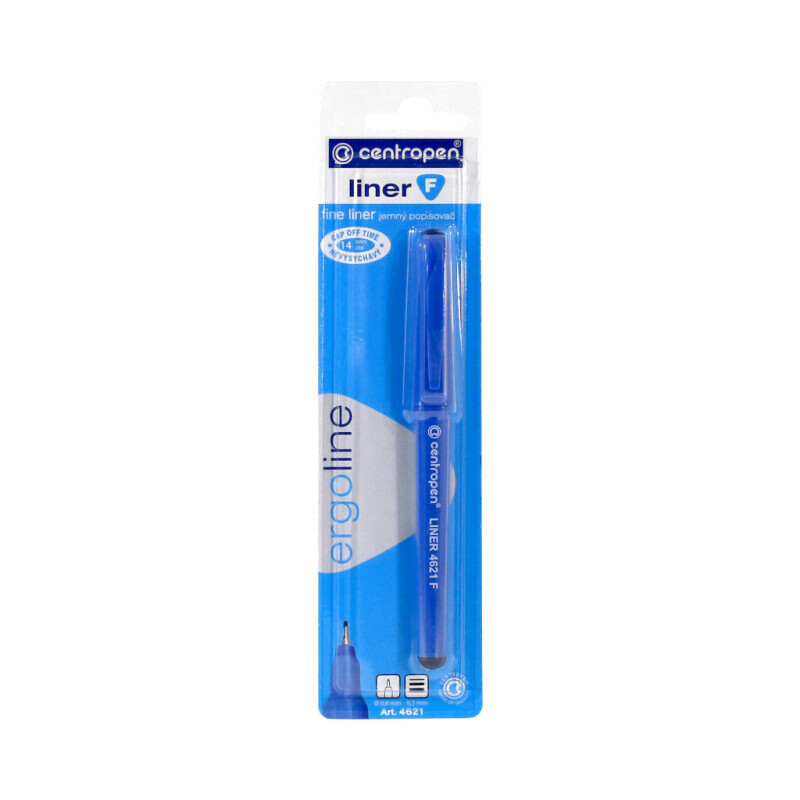 Centropen Popisovač Liner 4621 BL Black (20/bal 200/krt)