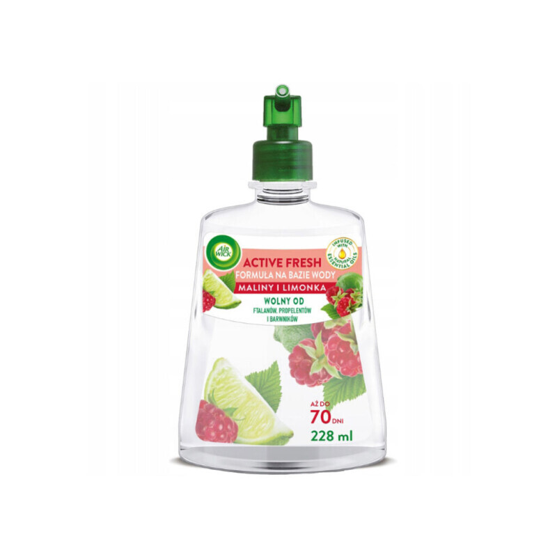 Airwick 228ml Active Fresh náplň Malina a Limetka(4/krt)