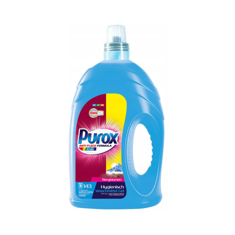 Purox 4,3L prací gel Color (3/krt)