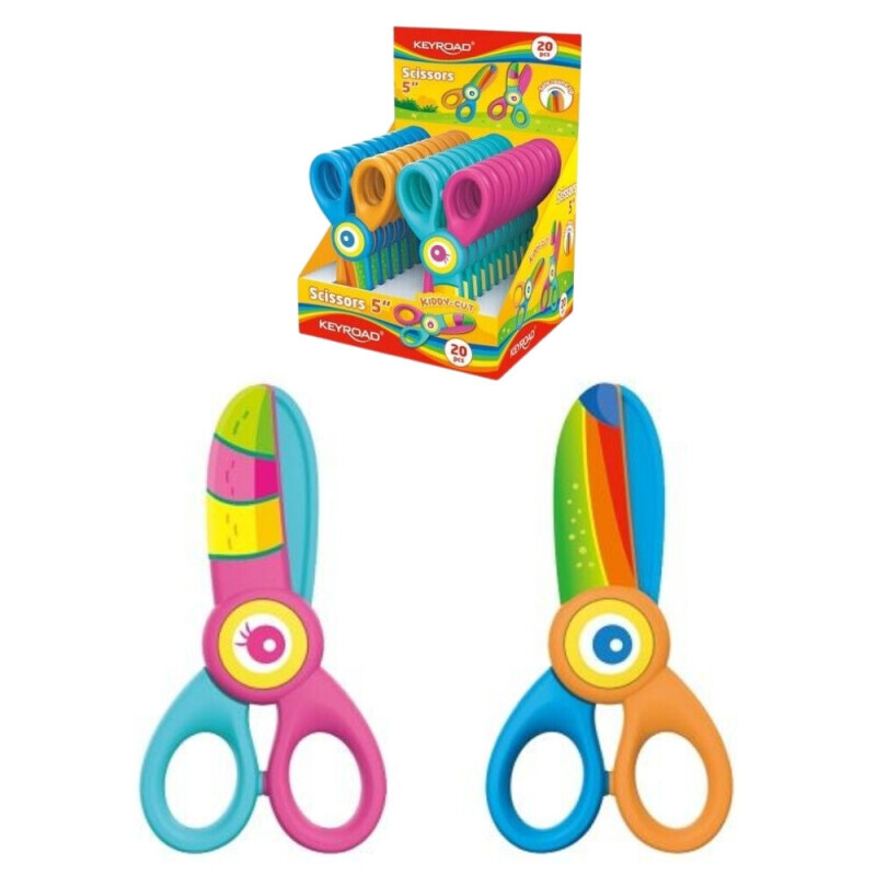 Keyroad Nůžky dětské Exotic 12,5cm BL (20/bal 240/krt)