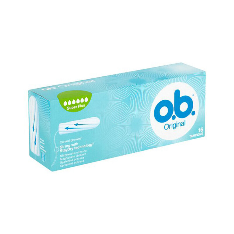 O.B. Tampony 16ks Super+ (5/bal 120/krt)