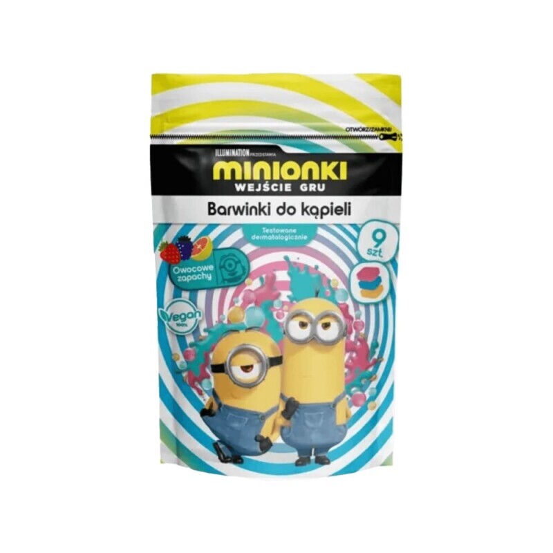 Kids Minions Barevné kapsle do koupele 9x16g N (18/krt)