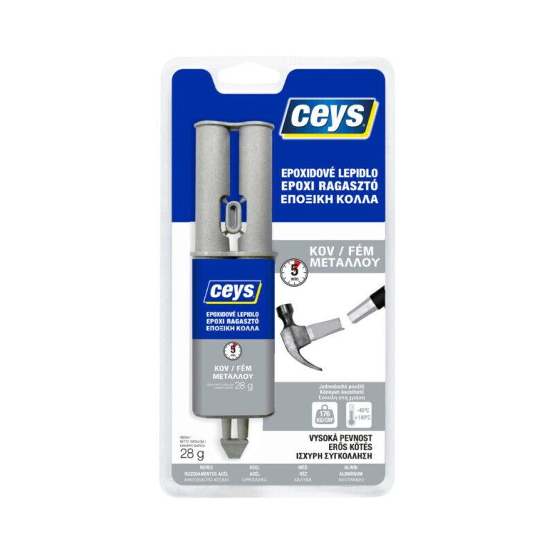 Ceys Epoxidové dvousložkové lepidlo kov 28g (12/krt)