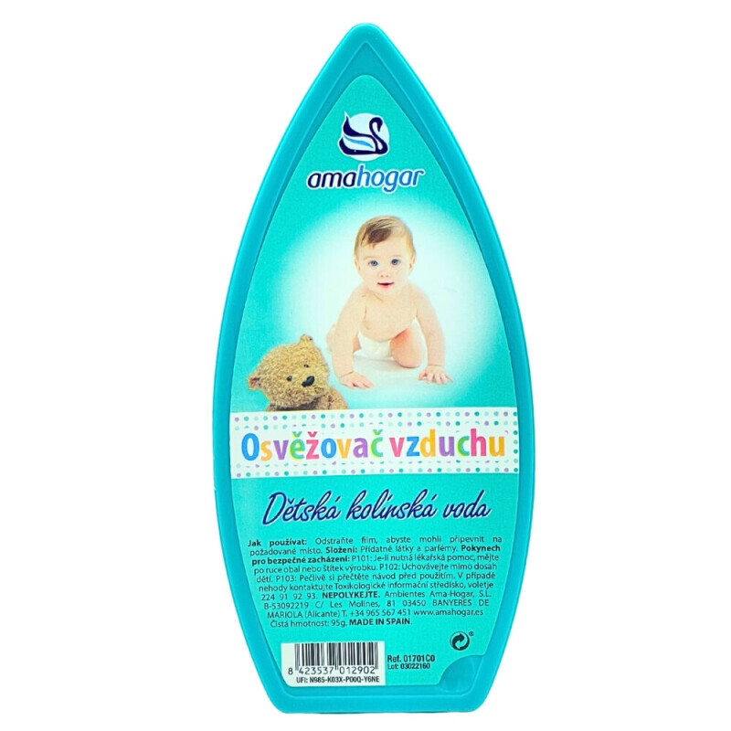 Amahogar Gel Air Freshener 95g dětský parfém (12/krt)