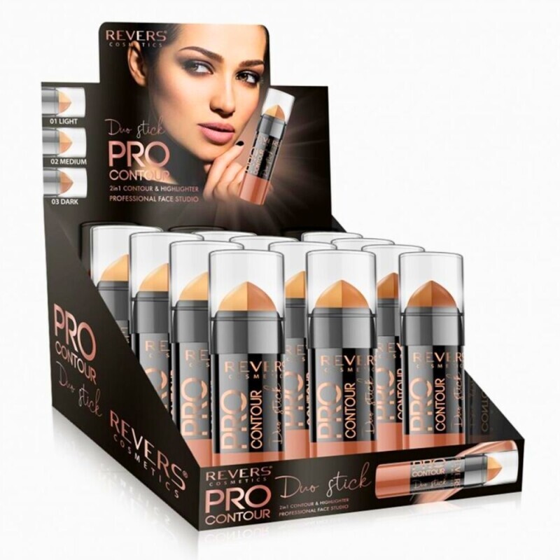 Revers Powder Contouring MIX 12ks 4ass (12/bal 96/krt)