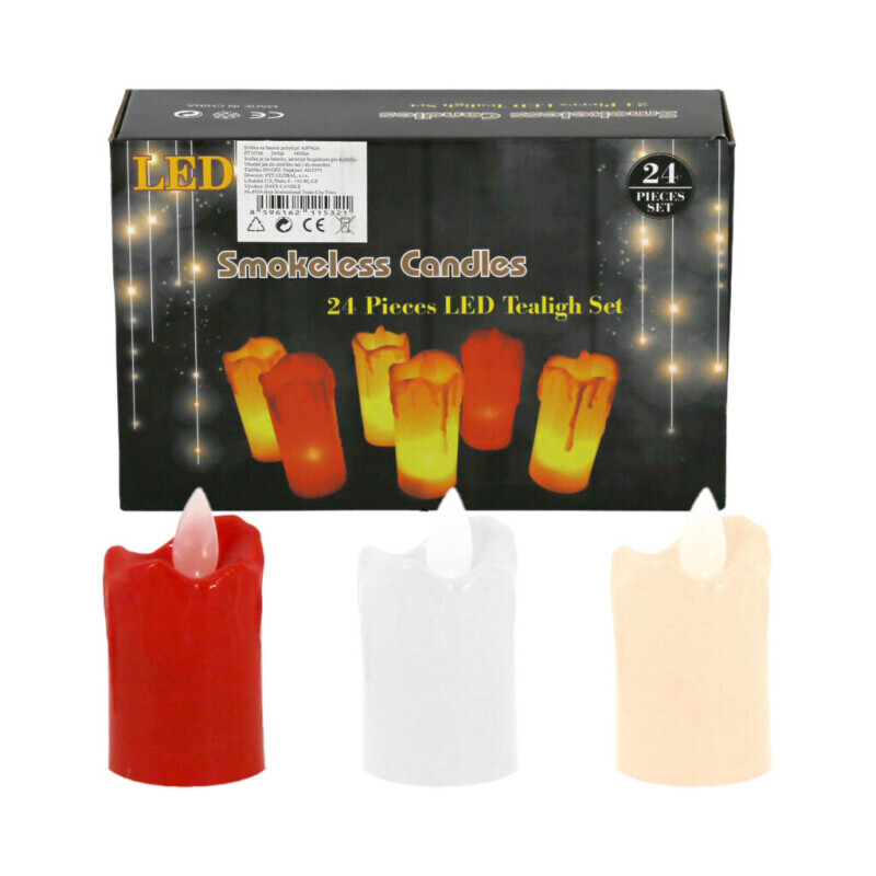 Svíčka na baterie pohyb.pl. 4,8*4cm (24/bal 480/krt)