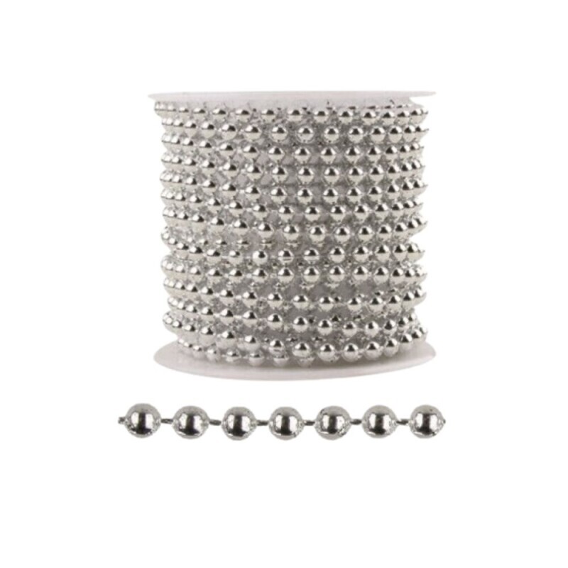 Dekorační řetěz 300cm Silver (24/bal 288/krt)