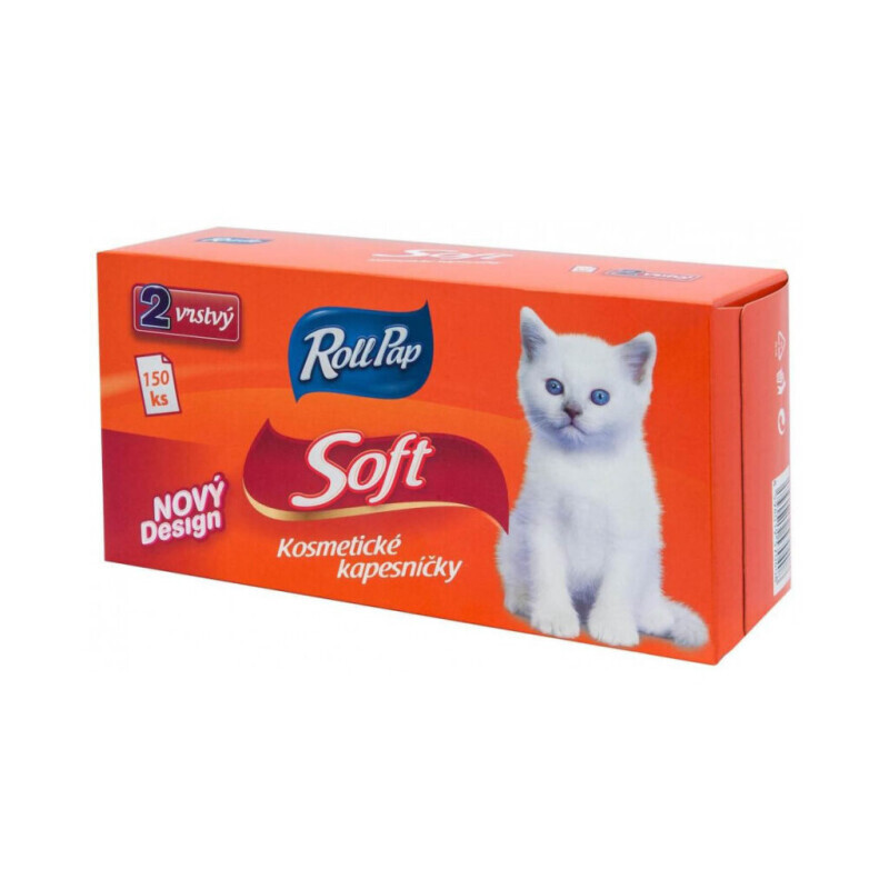 Roll Pap Box papír.kapesník 150ks 2-vrstvý (30/krt)