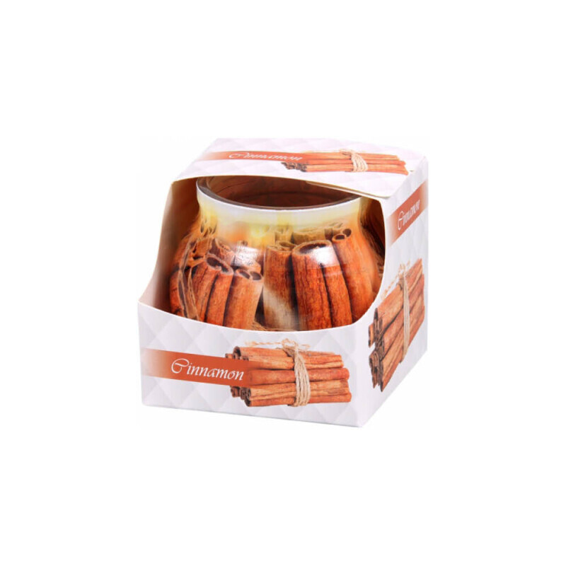 Admit Svíčka ve skle 85g Cinnamon (12/krt)