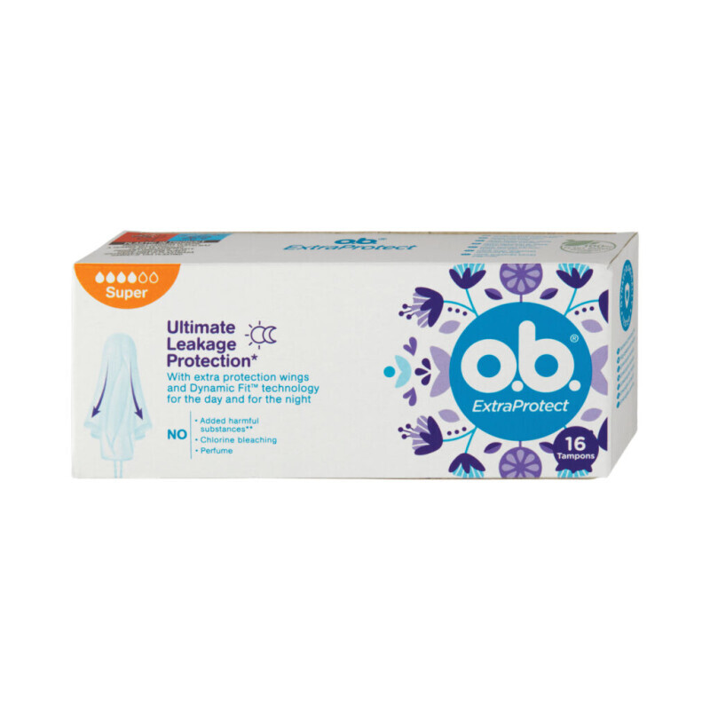 O.B. Tampony 16ks Extra Protect Super (120/krt)