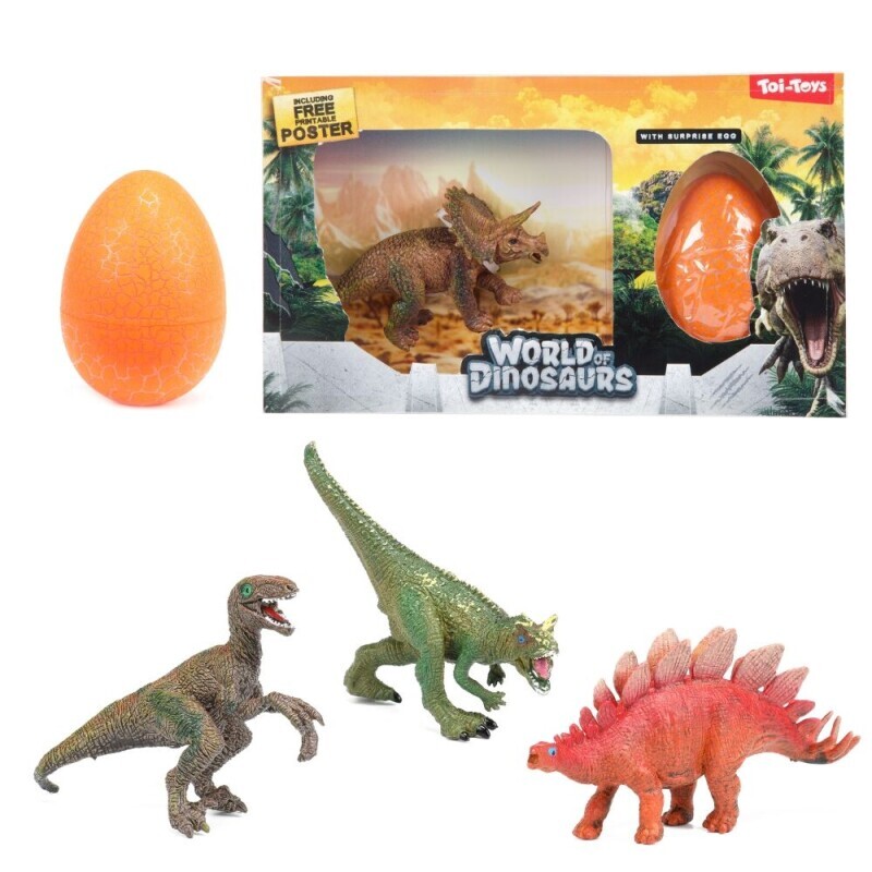 Toi-Toys dinosaurs s vejcem(36ks/krt)