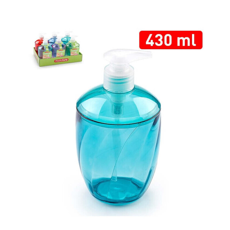 P.Forte Dávkovač mýdla 430ml transparent (6/bal)