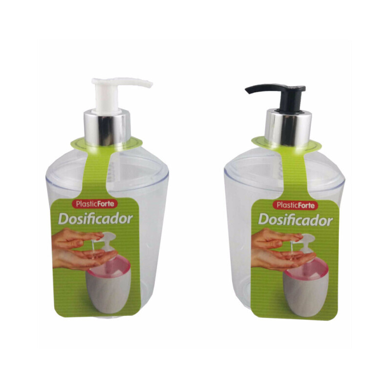 P.Forte Dávkovač mýdla Basic 430ml Trans. (6/bal)