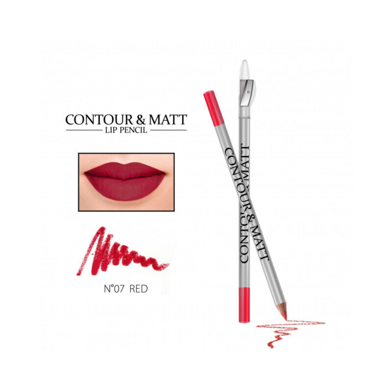 Revers Lip Pencil Contour&Matt No 7 Red 2g(12/bal 144/krt)