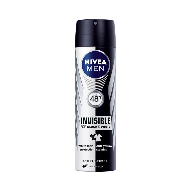 Nivea 150ml Spray M AP B&W Invisible Original (6/bal 12/krt)
